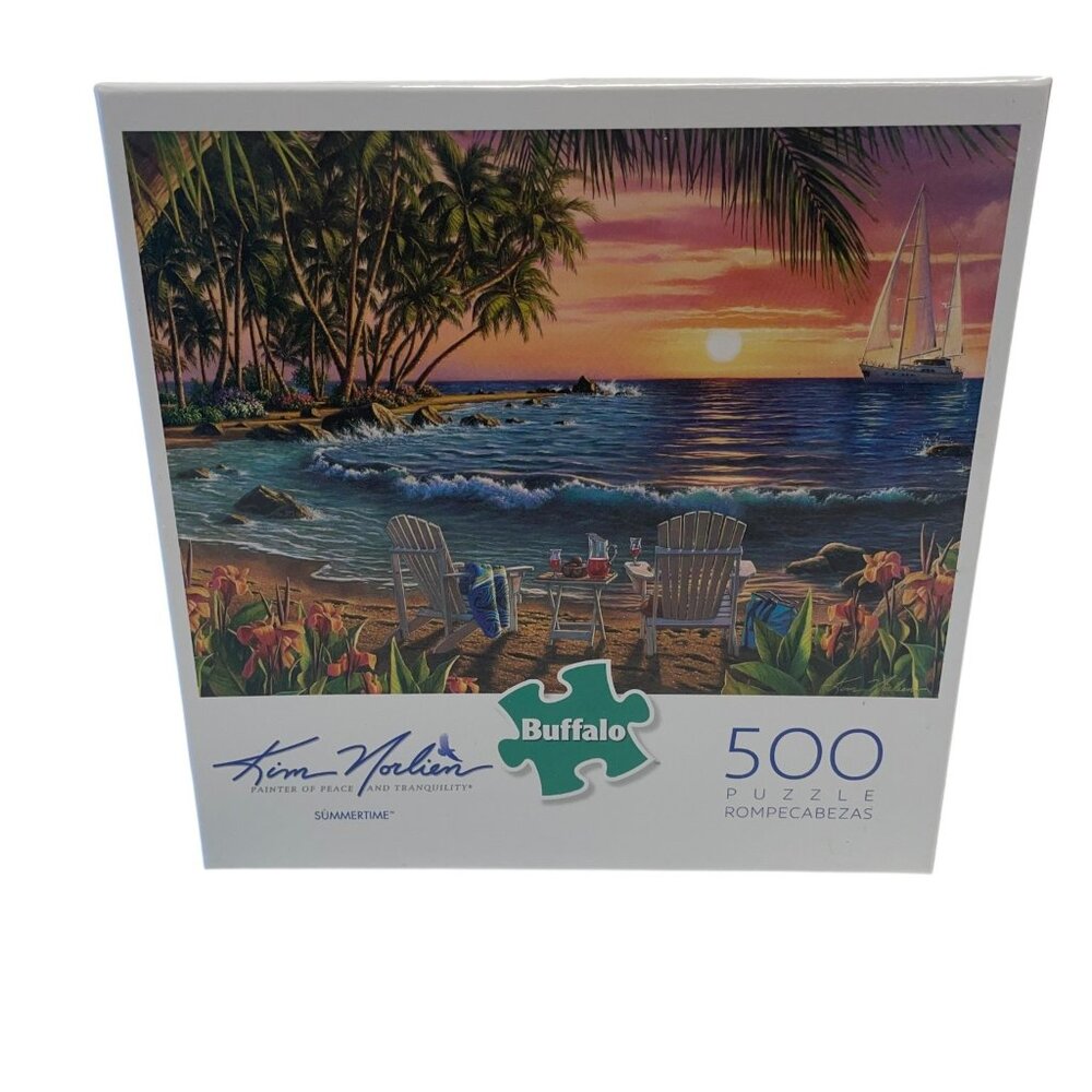 Buffalo 500-Piece Jigsaw Puzzle Summertime 21.25x15 in Kim Norlien